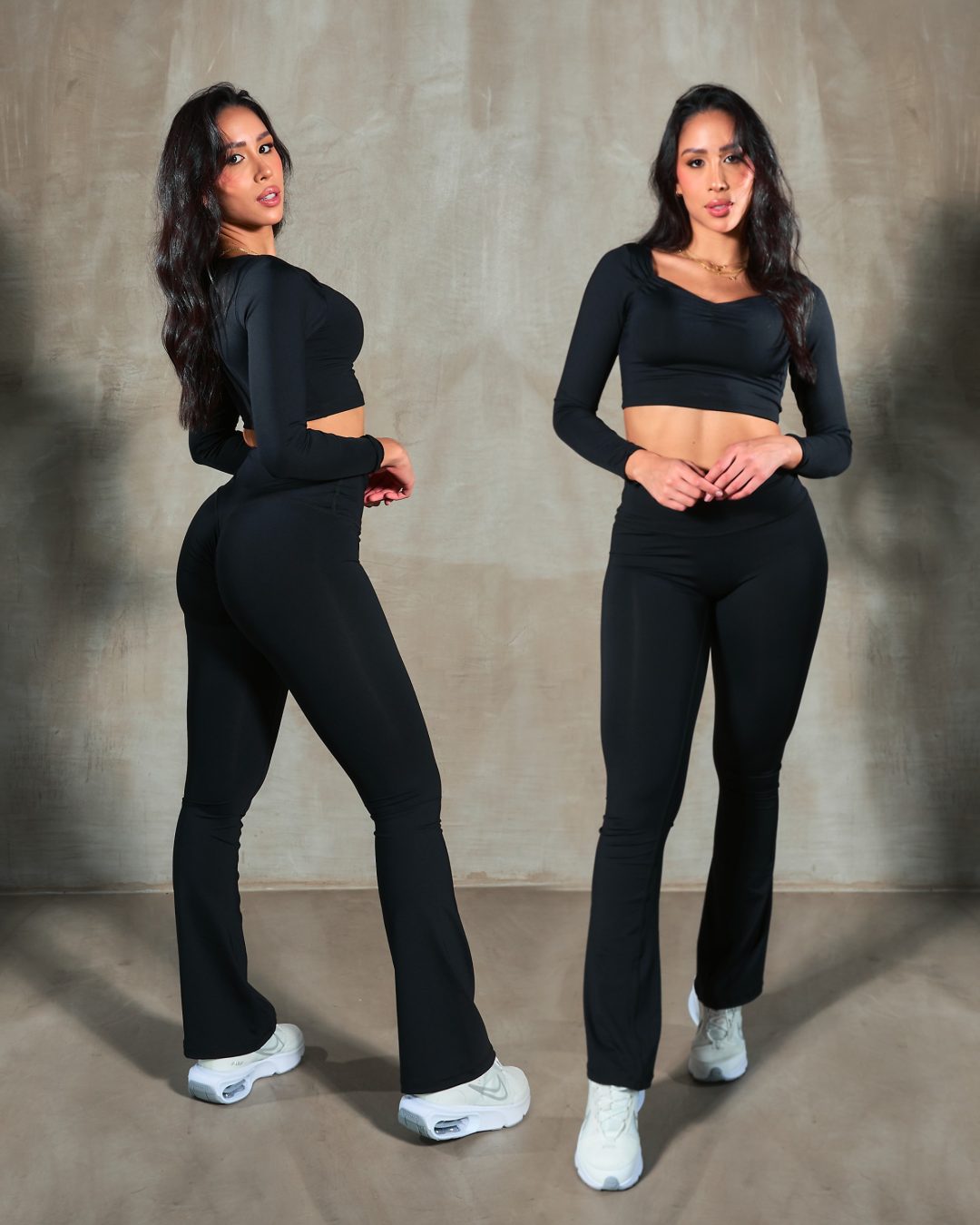 SET-CONJUNTO-LEGGING-TOP-NYLON-PRAGA-MUJER-NEGRO